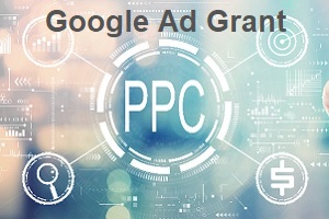Image with words Google Ad Grant - PPC
